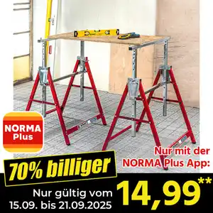 Kraft Werkzeuge by Scheppach Arbeits-Unterstellbock