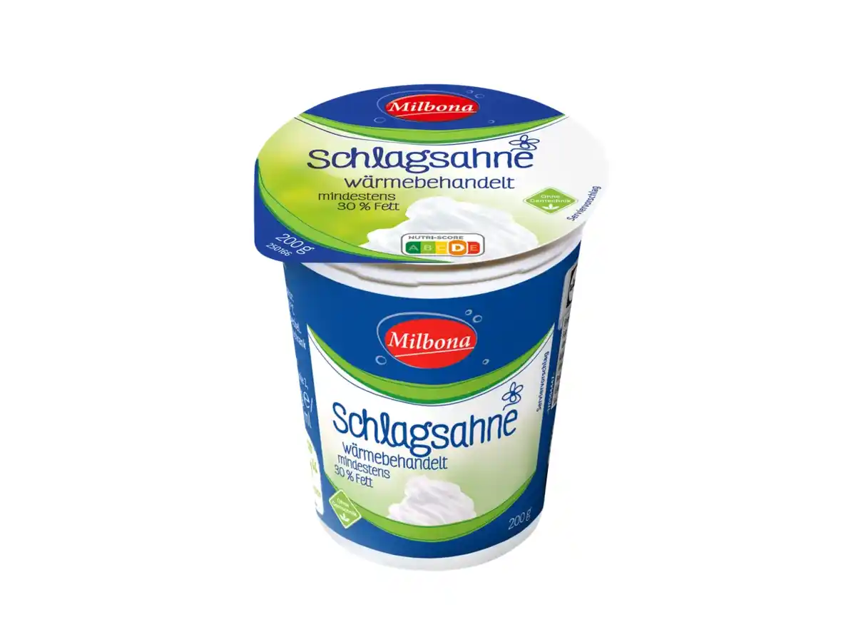 Bild 1 von Milbona Schlagsahne,  200 g
