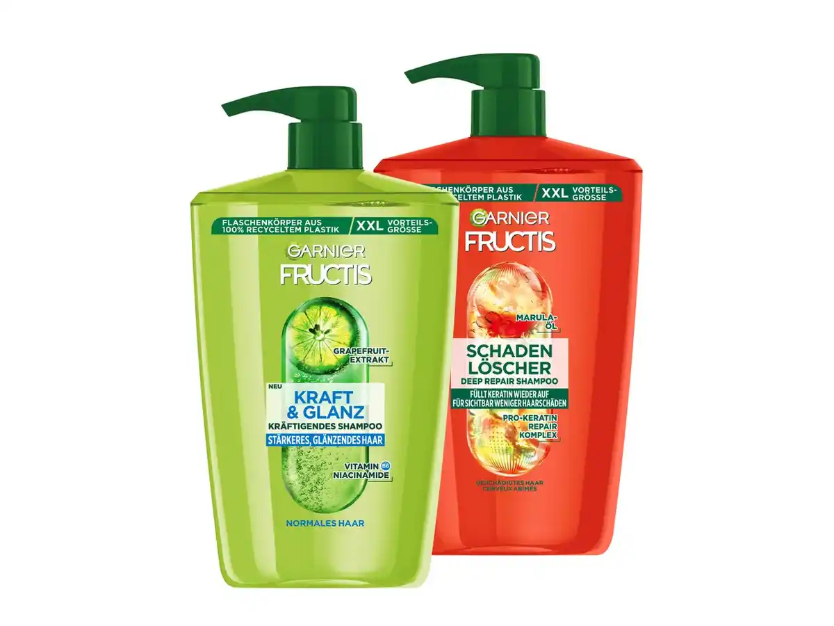 Bild 1 von XXL Garnier Fructis Shampoo,  1 l