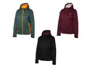 CRIVIT Damen Softshelljacke aus 3-lagigem Softshell-Material