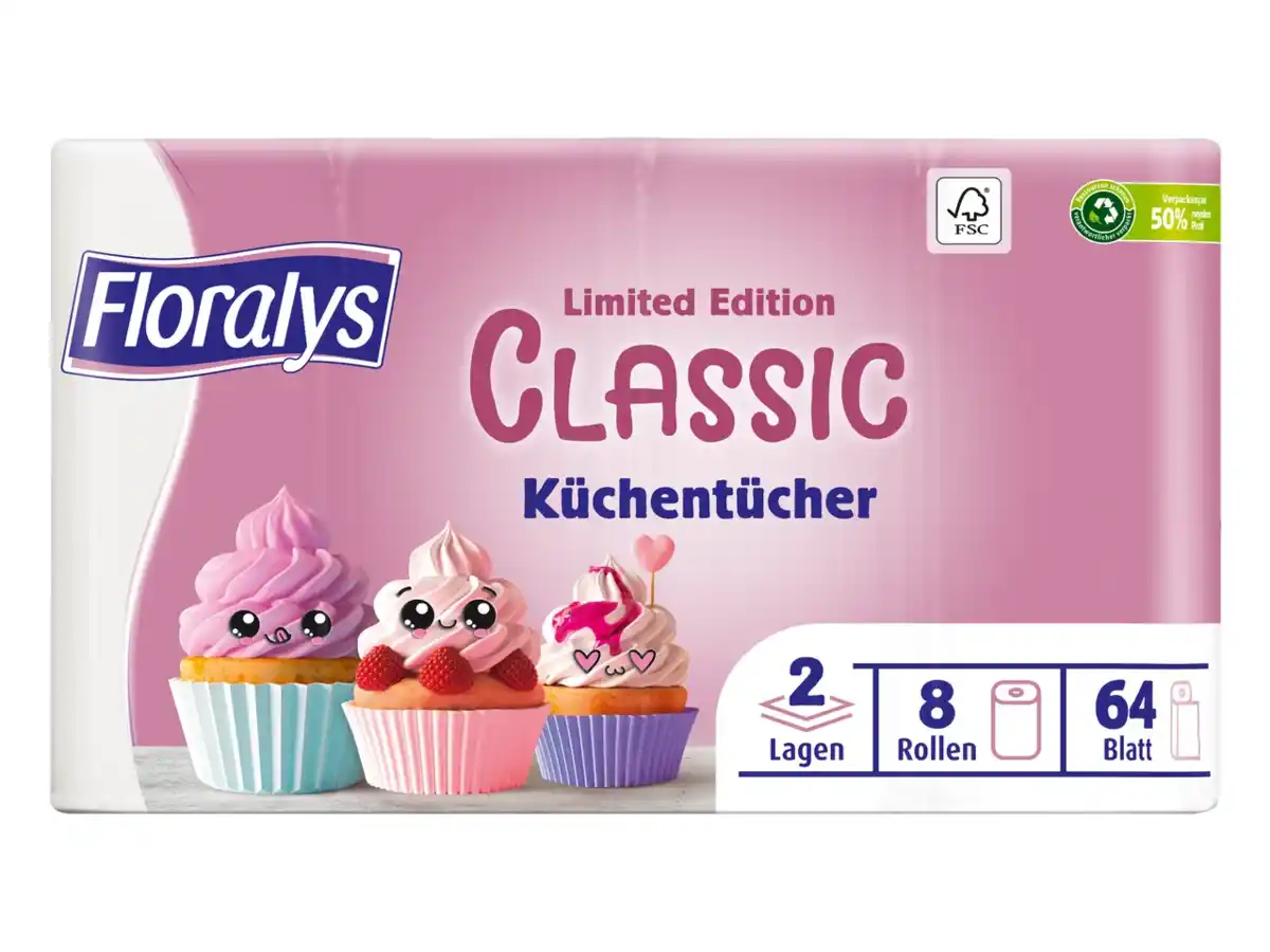 Bild 1 von XXL Floralys Küchentücher