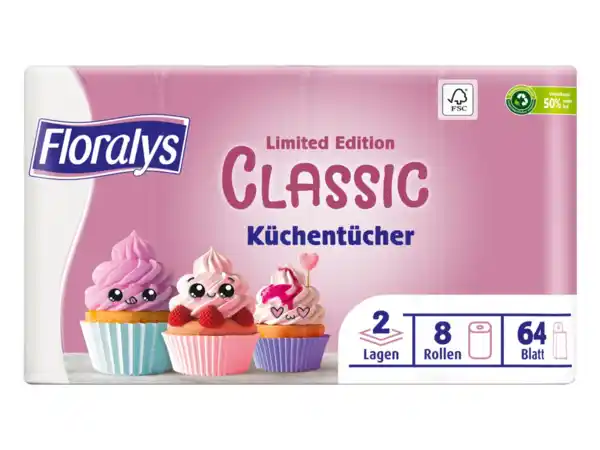 Bild 1 von XXL Floralys Küchentücher
