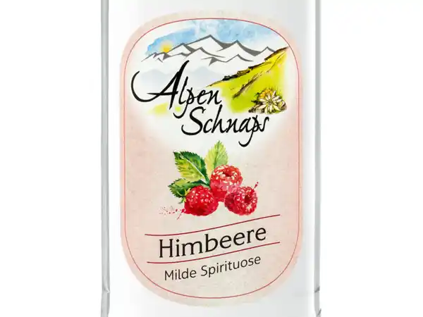 Bild 2 von Alpenschnaps Steinbeisser Himbeere 35% Vol