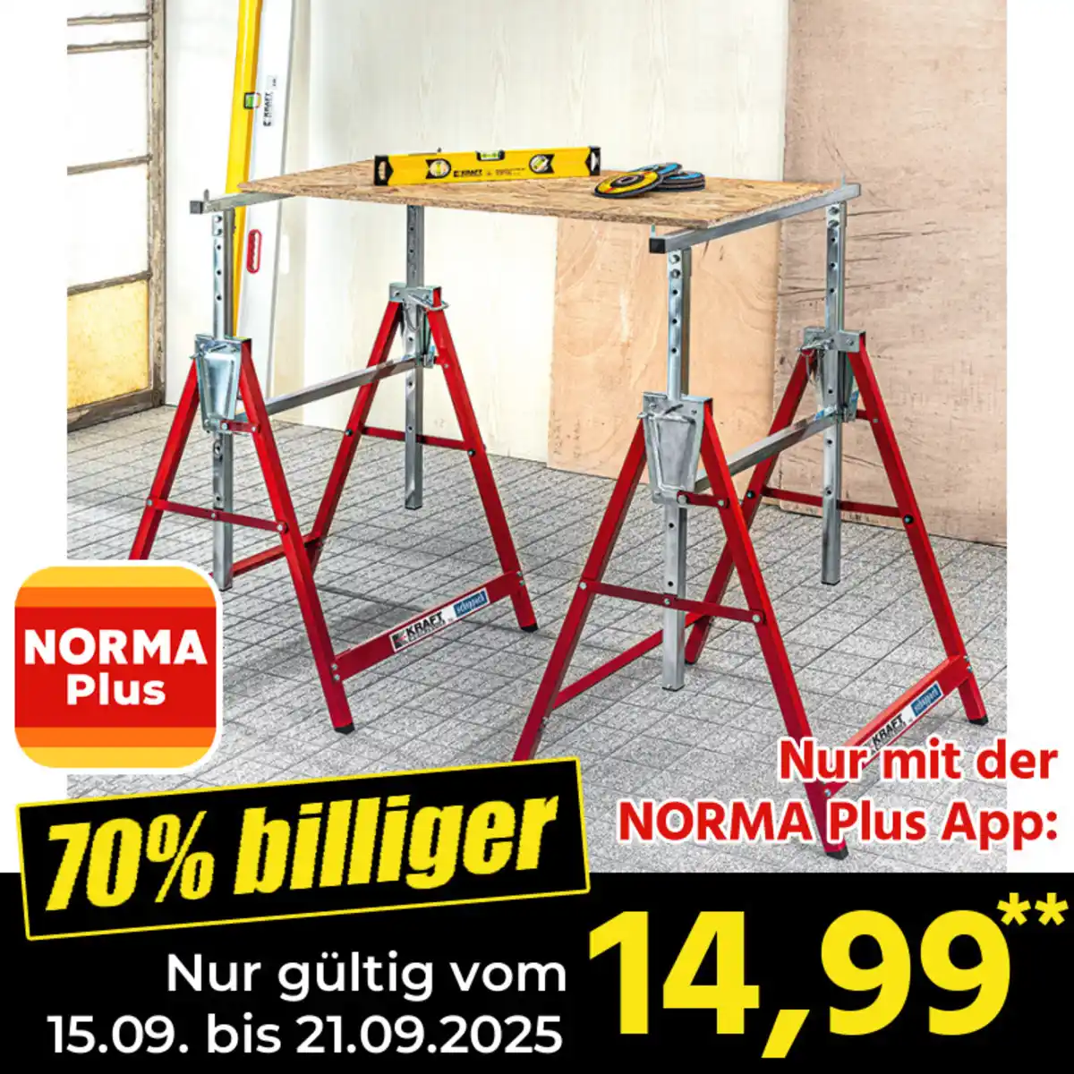 Bild 1 von Kraft Werkzeuge by Scheppach Arbeits-Unterstellbock