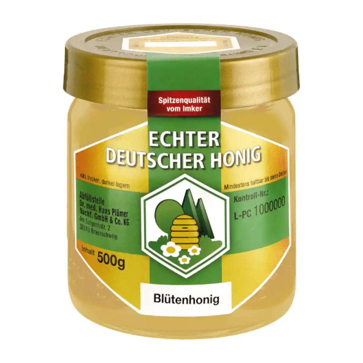 Bild 1 von Echter deutscher Honig 500g