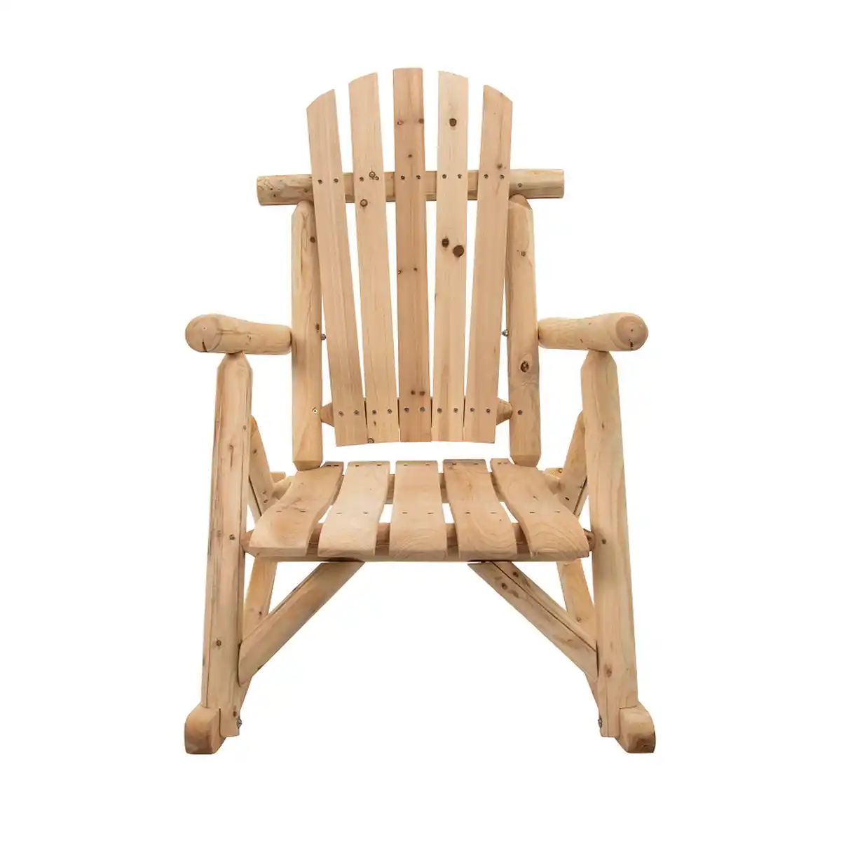 Bild 1 von bellavista® Schaukelstuhl 'Timber' Holz braun 66 x 99 x 97 cm