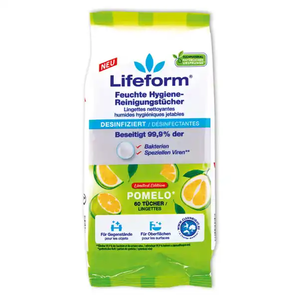 Bild 3 von Saubermax/Lifeform Feuchte Boden-/ Reinigungstücher