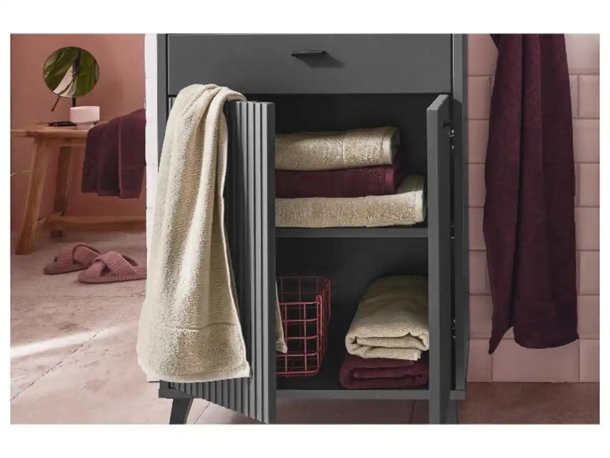 Bild 2 von LIVARNO home Frottier-Handtücher, aus nachhaltigem Baumwollanbau, 2 Stück