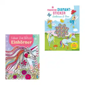 Glitzer- / Diamantsticker-Malbuch