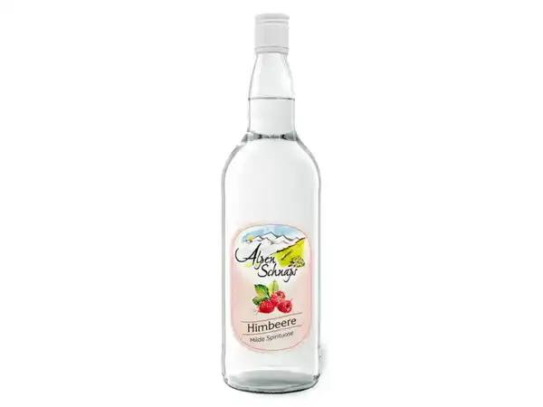 Bild 1 von Alpenschnaps Steinbeisser Himbeere 35% Vol