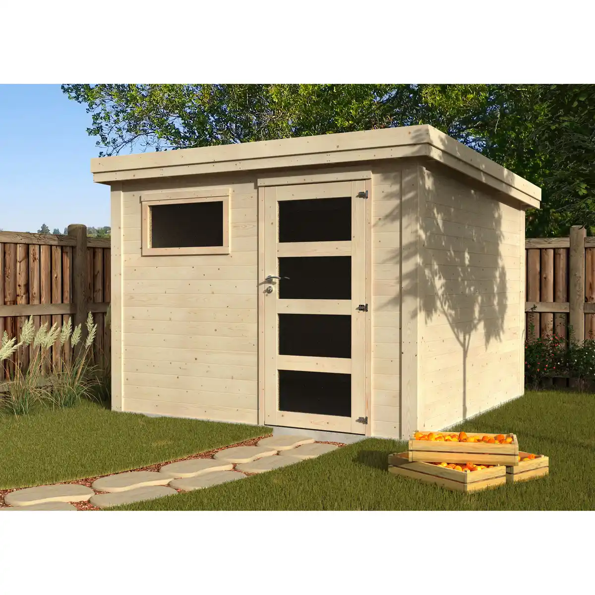 Bild 1 von décor et jardin Gartenhaus 'Paco' naturbelassen 300 x 305 x 216 cm