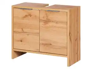 LIVARNO home Waschbeckenunterschrank »Verona«, Wotan-Eiche-Nachbildung