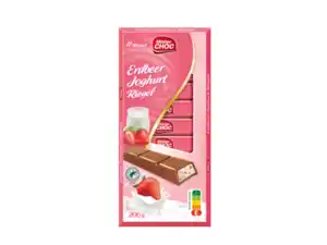 Mister Choc Schokoladenstäbchen Erdbeer-Joghurt,  200 g