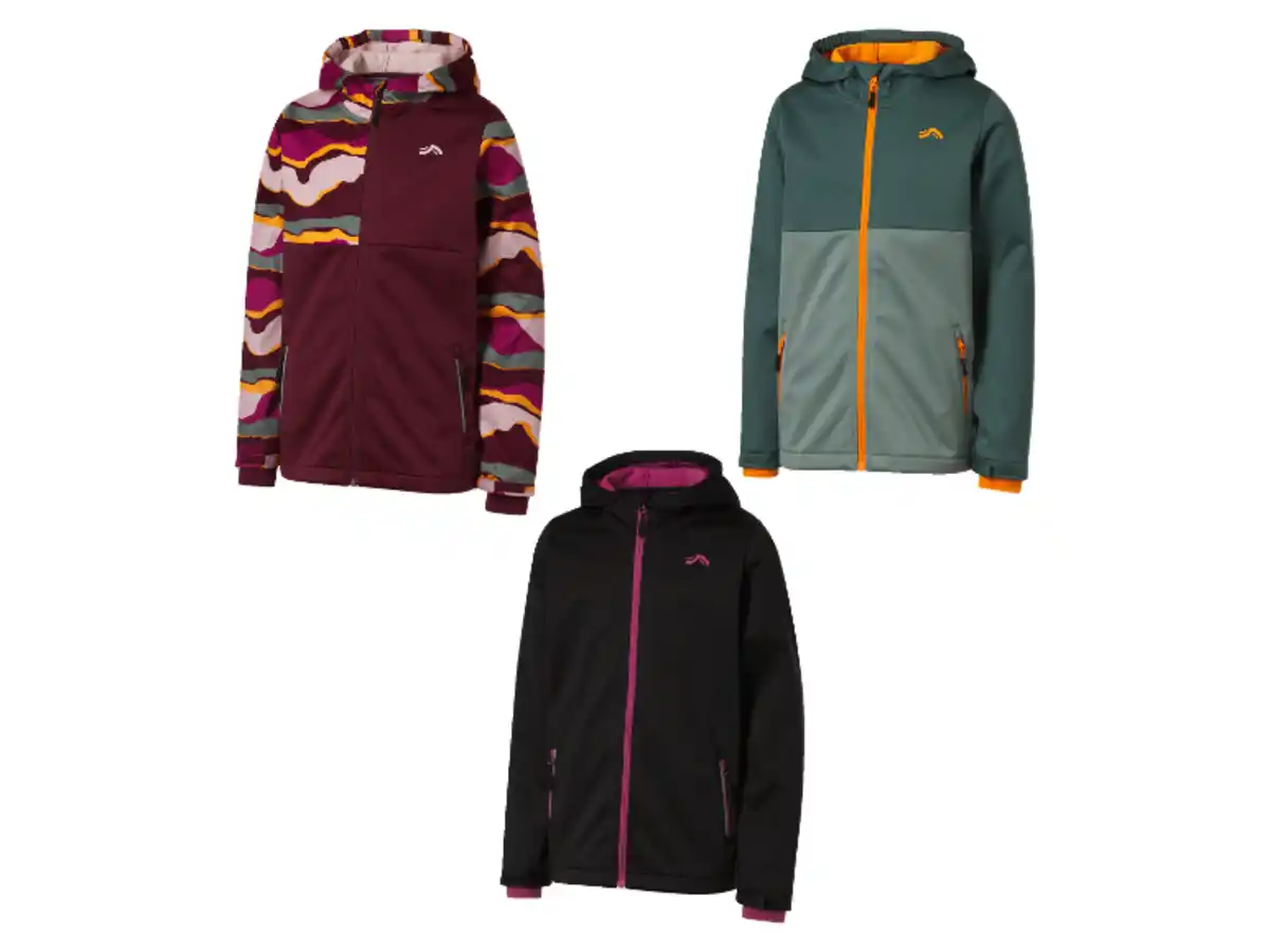 Bild 1 von CRIVIT Kinder Softshelljacke aus 3-lagigem Softshell-Material