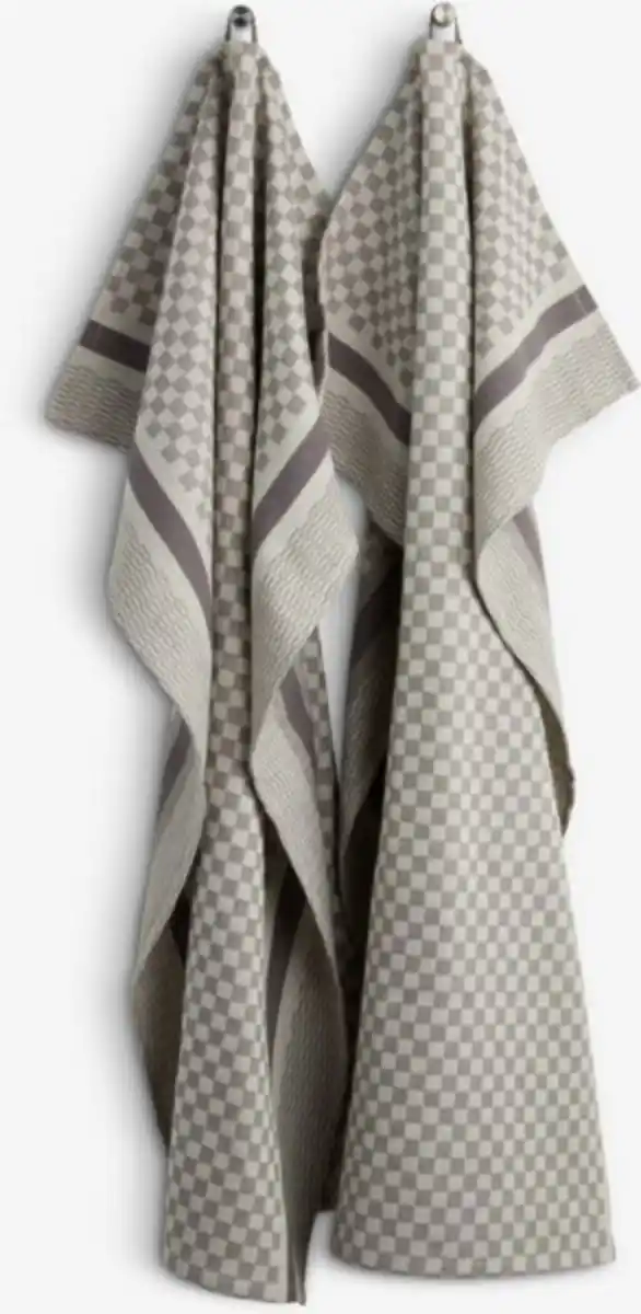 Bild 1 von Geschirrtuch LIMURT 50x70 grau 2Stk./Pck.