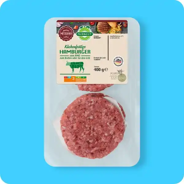 Bild 1 von FAIR & GUT Hamburger, Vom Rind