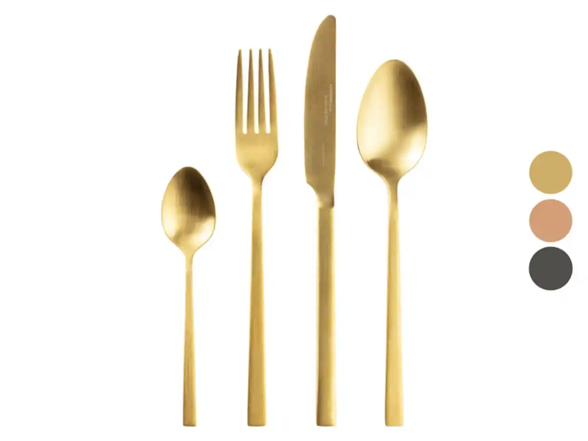 Bild 1 von LIVARNO home Edelstahl-Besteck-Set, 16-teilig