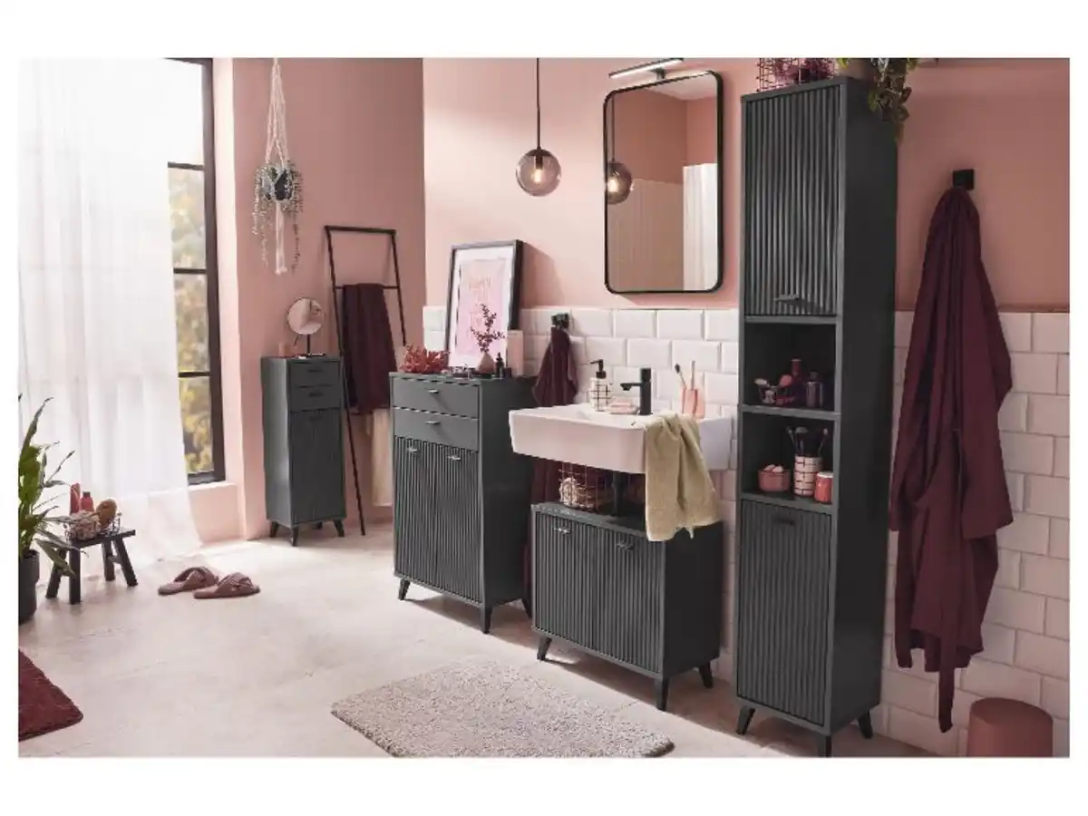 Bild 2 von LIVARNO home Bad-Seitenschrank,  2 Sets