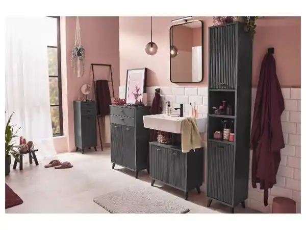 Bild 2 von LIVARNO home Bad-Seitenschrank,  2 Sets