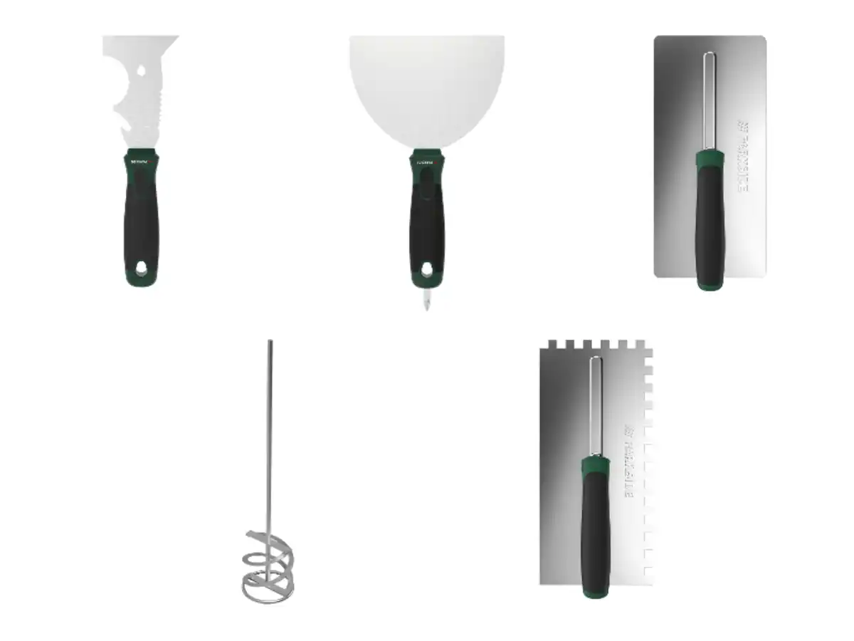 Bild 1 von PARKSIDE® Multifunktionsspachtel / Trockenbauspachtel / Glättekelle / Farb- und Putzrührer / Glättekelle gezahnt