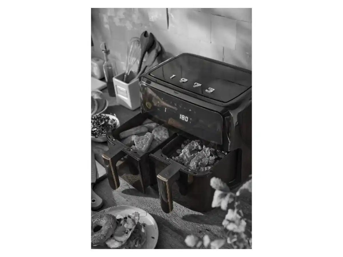 Bild 3 von SILVERCREST® Doppelzonen-Heißluftfritteuse, mit Easy-Touch-Display