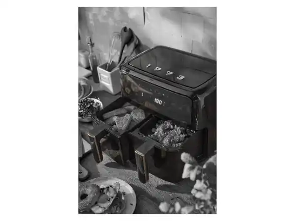 Bild 3 von SILVERCREST® Doppelzonen-Heißluftfritteuse, mit Easy-Touch-Display