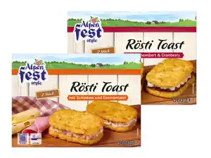 Alpenfest Rösti Toast,  360 g