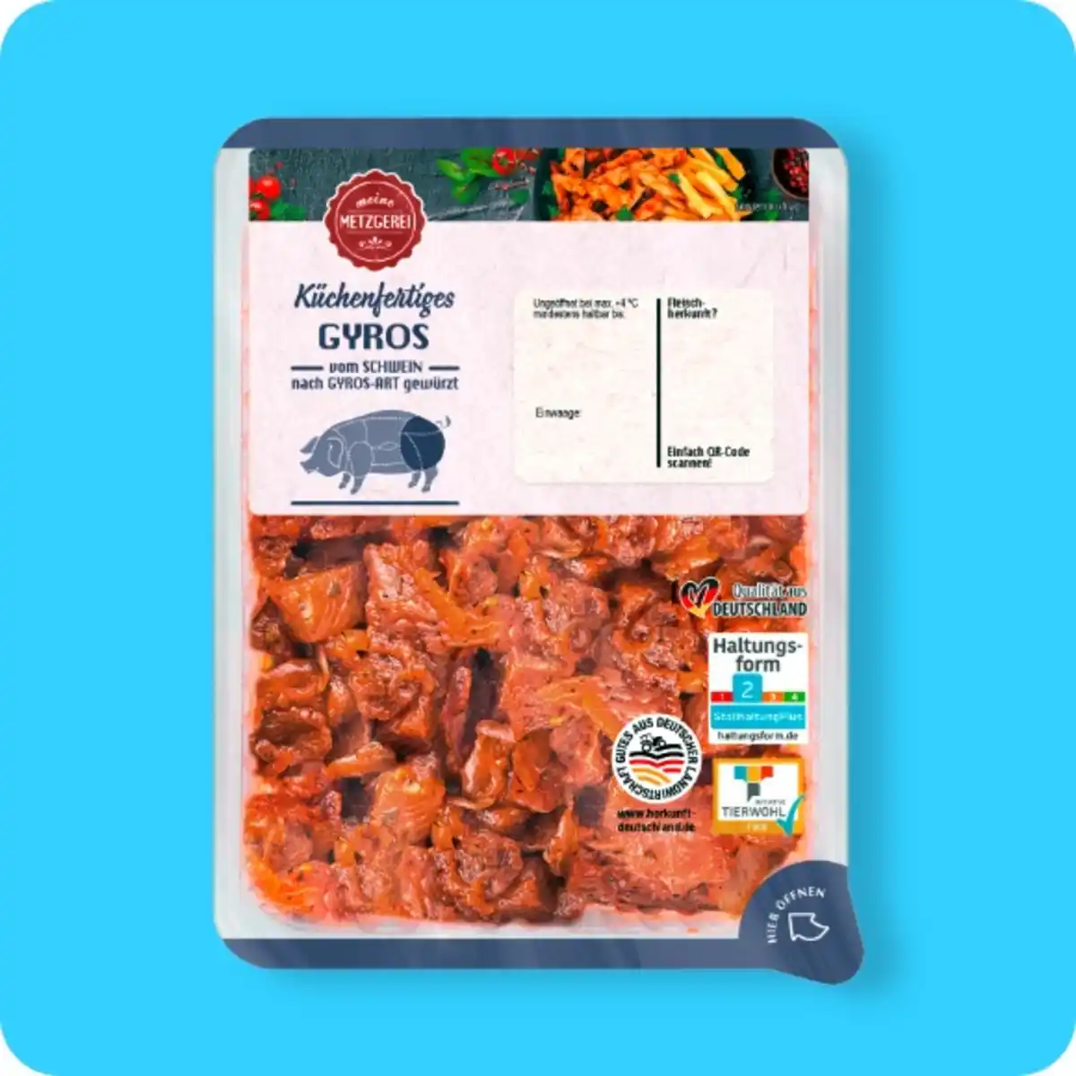 Bild 1 von MEINE METZGEREI Gyros, Vom Schwein