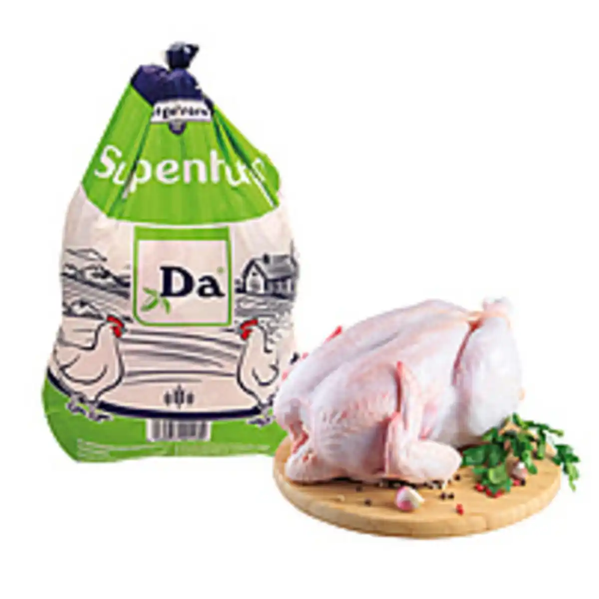 Bild 1 von Suppenhuhn, HD. KL. A, mit Hals, ohne Innereien, tiefgefrore...