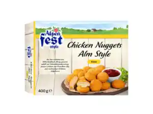 Alpenfest Chicken Nuggets Alm Style,  400 g
