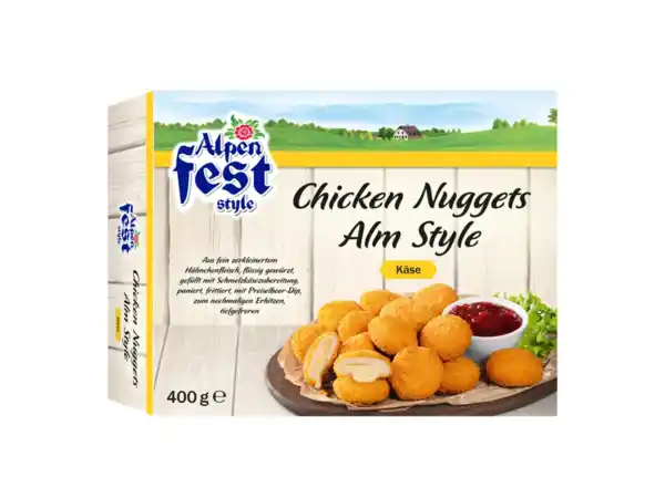 Bild 1 von Alpenfest Chicken Nuggets Alm Style,  400 g