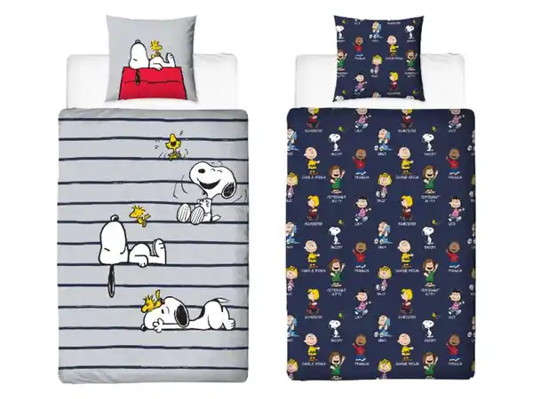 Bild 3 von Wendebettwäsche »Peanuts«, 135 x 200 cm