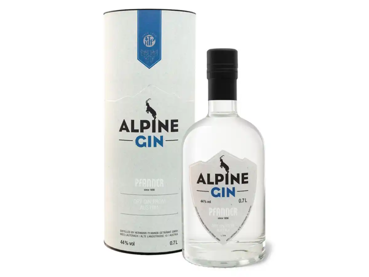 Bild 1 von Pfanner Alpine Gin mit Geschenkbox 44% Vol