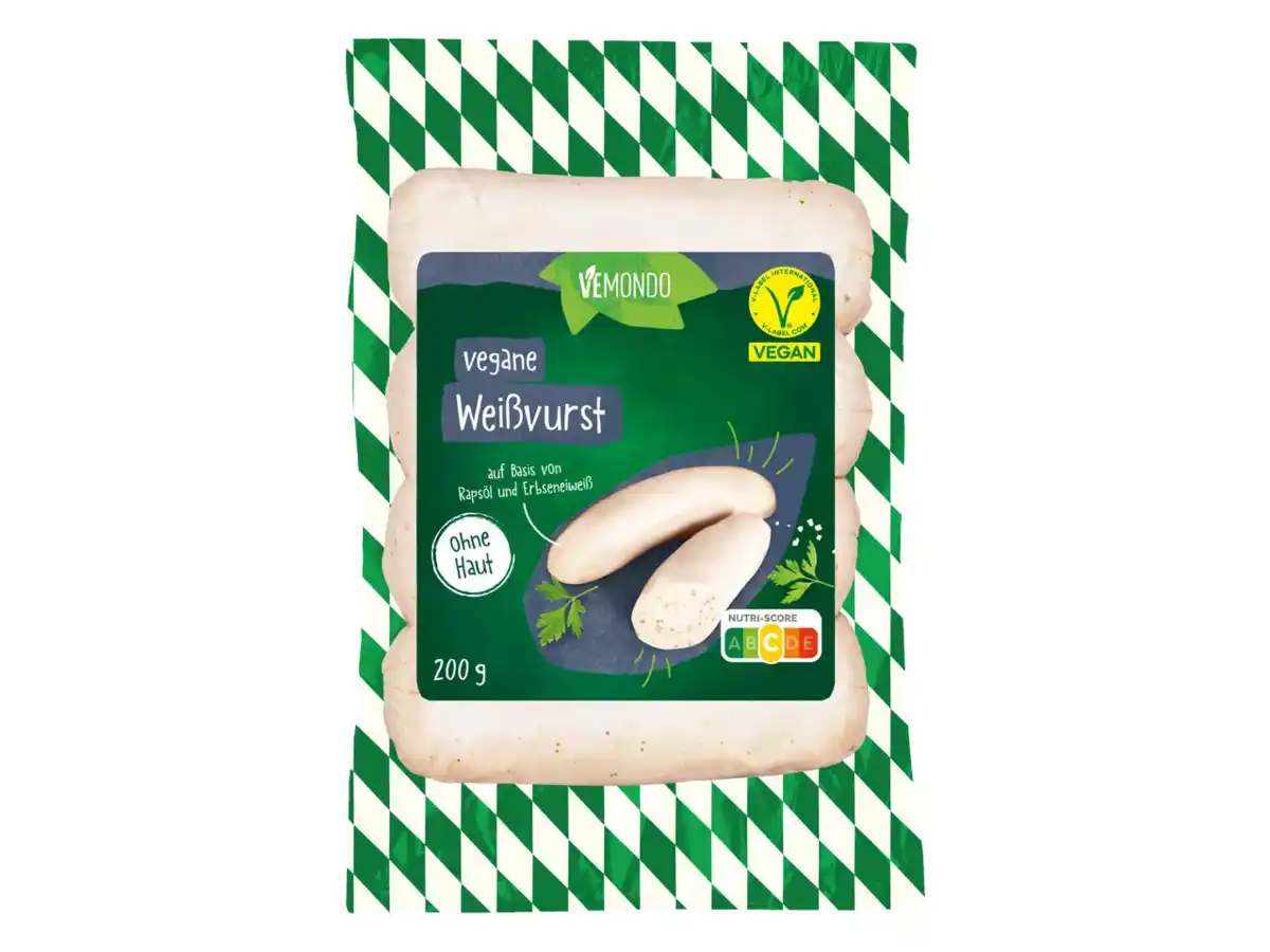 Bild 1 von Vemondo Vegane Weißvurst/veganer Leverkäse