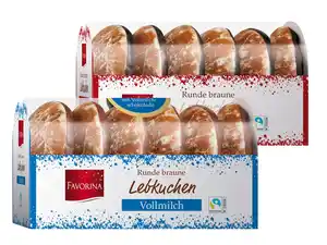 Favorina Runde braune Lebkuchen,  200 g