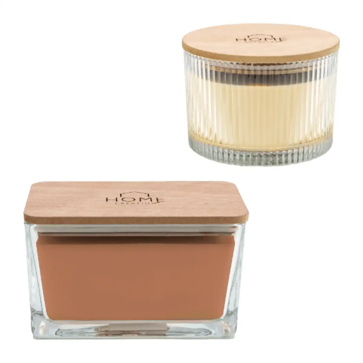 Bild 1 von HOME CREATION Holzdocht-Duftkerze