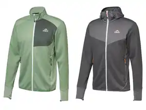 CRIVIT Herren Funktionsjacke, mit geruchsneutraler Technologie HeiQ Mint