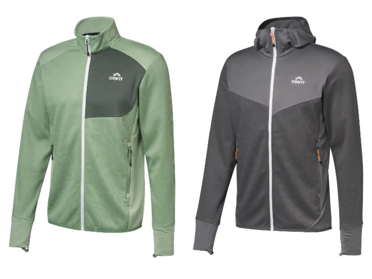 Bild 1 von CRIVIT Herren Funktionsjacke, mit geruchsneutraler Technologie HeiQ Mint