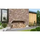 Bild 1 von Vitavia Kaminholzregal 'Ardor 401' blankfarben 210 x 100 x 40,1 cm