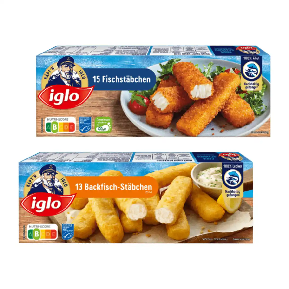 Bild 1 von IGLO Backfisch- / Fischstäbchen