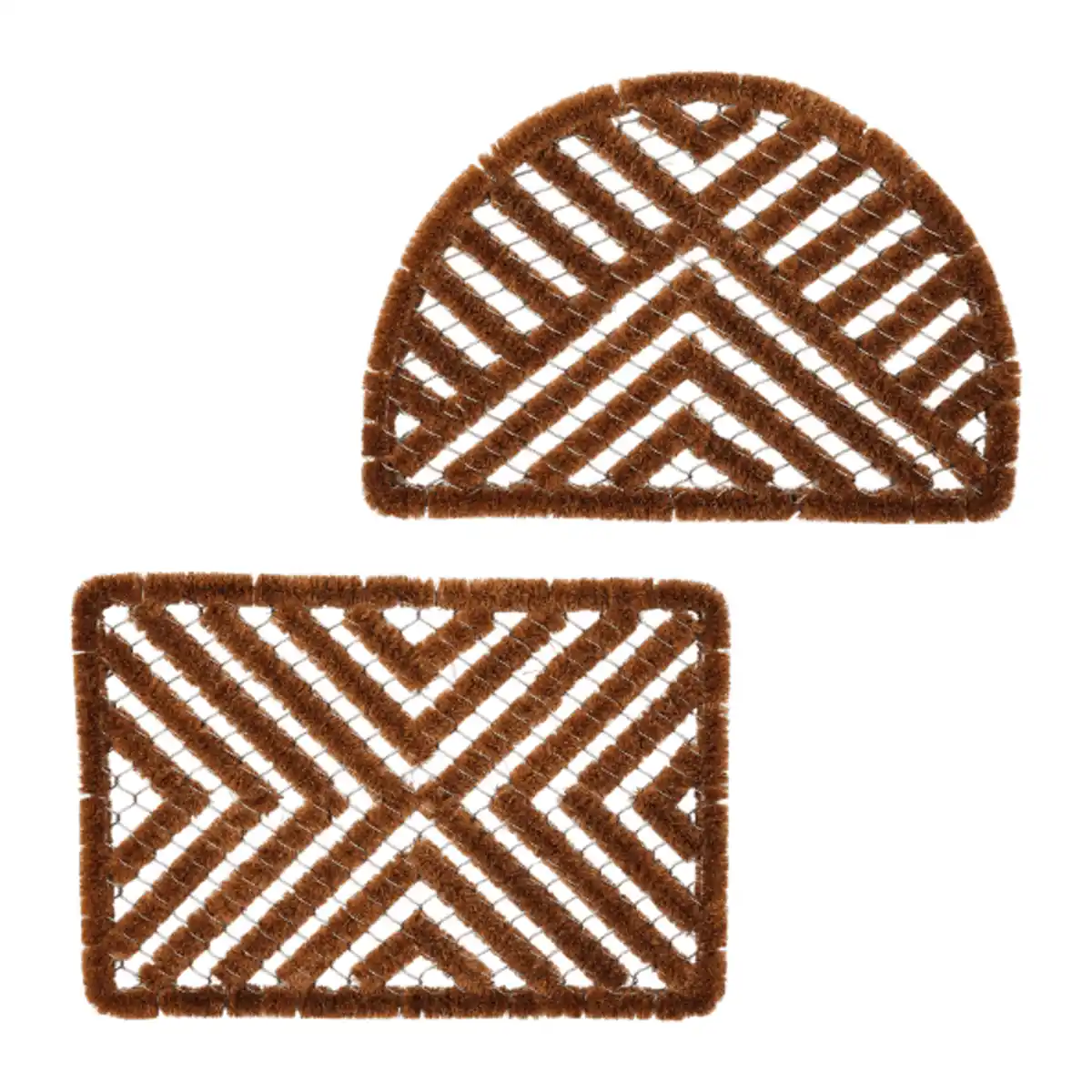 Bild 1 von HOME CREATION Drahtgitter-Kokos-Fußmatte