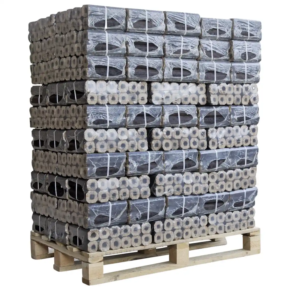 Bild 3 von Hartholzbriketts, 8-eckig, mit Loch, Laubholz, 10 kg