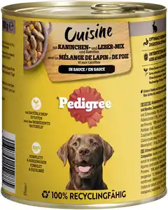 Pedigree Cuisine Hundenassfutter Adult 800 g Kaninchen & Karotten