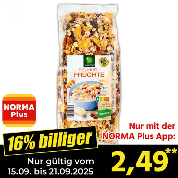 Bild 1 von Bio Sonne Bio-Müsli