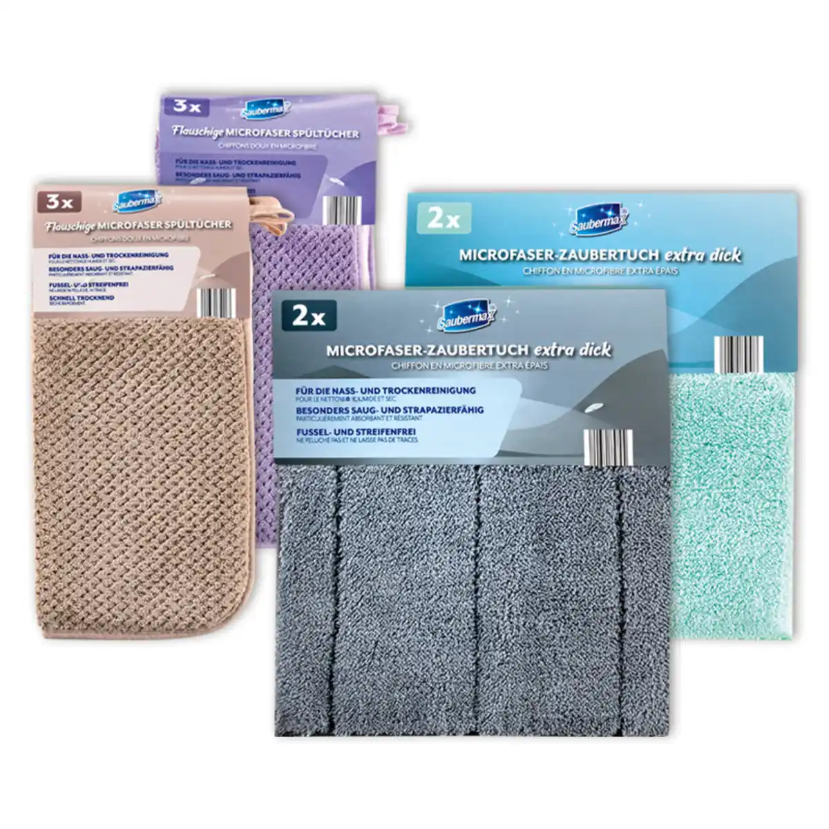 Bild 1 von Saubermax Microfaser Tücher