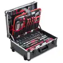 Bild 1 von Meister Werkzeugkoffer-Trolley WK156 rollbar mit Teleskopgriff 156-teilig