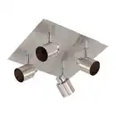 Bild 1 von toom LED-Deckenleuchte 'Paula' silbern 4-flammig 26,5 x 22 x 11 cm