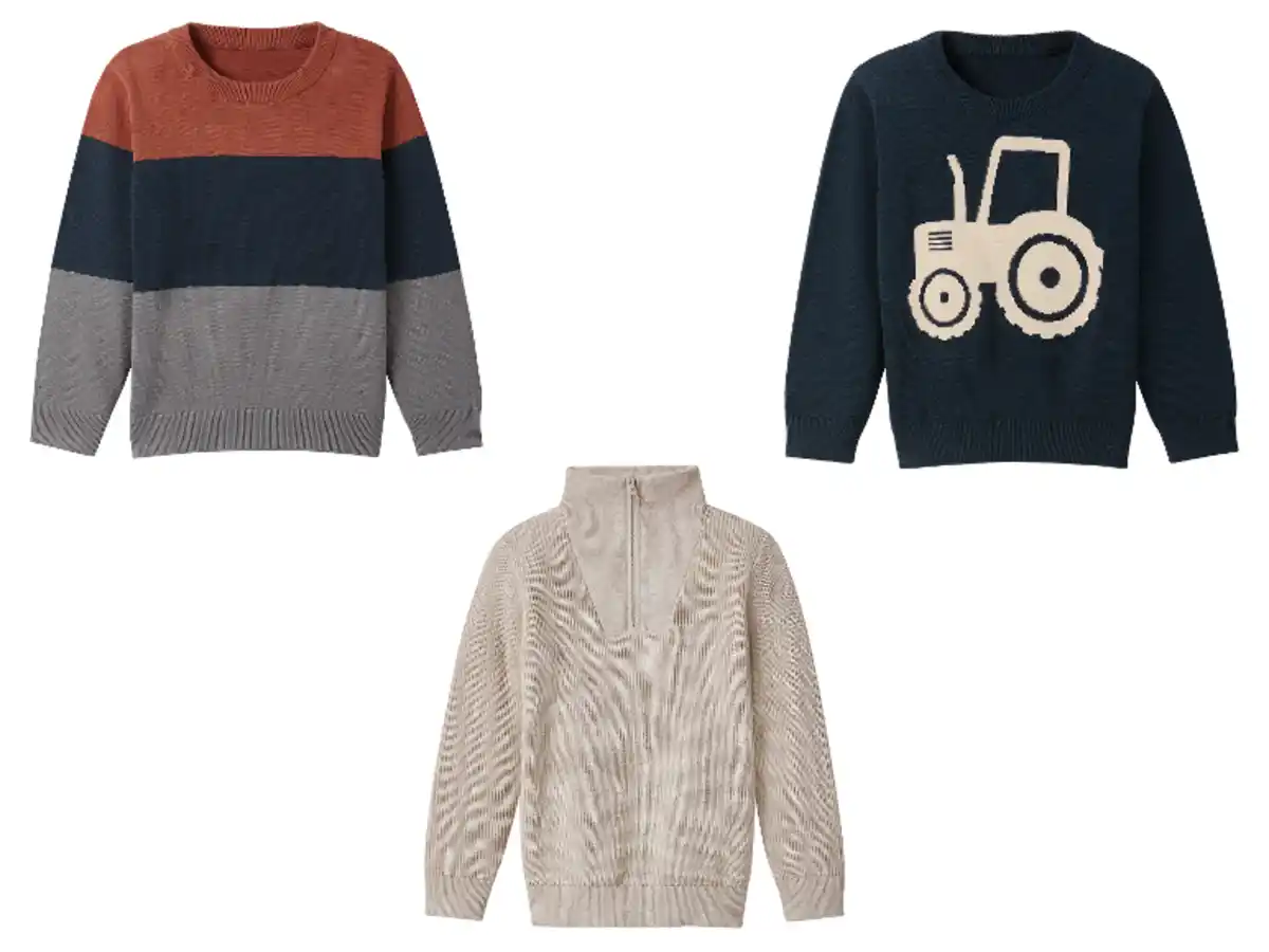 Bild 1 von lupilu® Kinder Feinstrickpullover, aus reiner Baumwolle