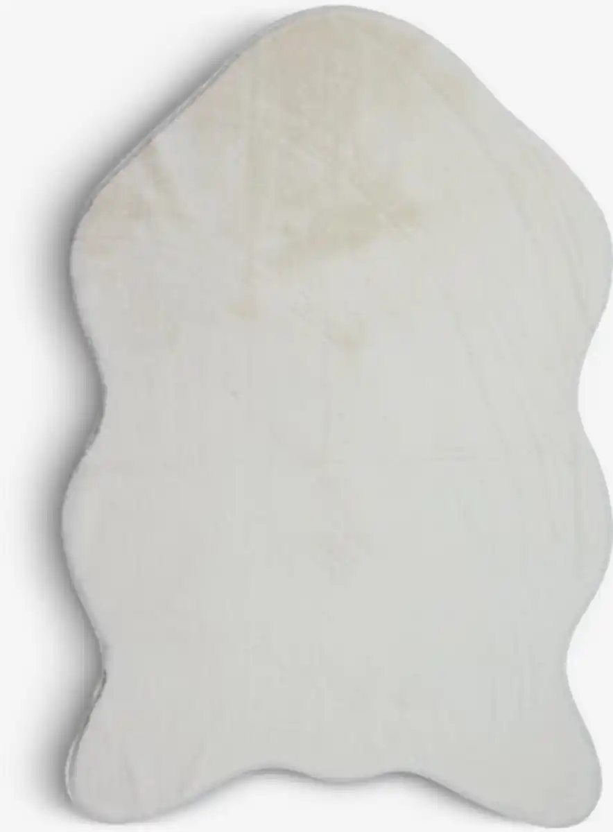 Bild 1 von Teppich aus Kunstpelz OXEL 60x90 weiß