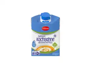 Milbona Haltbare Kochsahne,  200 g
